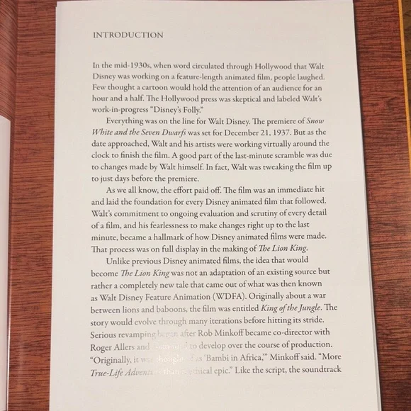 Rare Disney The Lion King The Full Film Script Hardcover Book - Picture 11 of 13